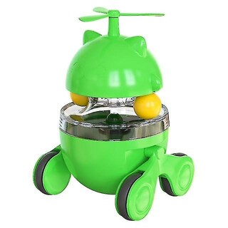 Foto 1 | Divertido Vaso De Juguete Para Gatos, Educativo, Con Fugas De Comida, Verde - Venta Internacional.