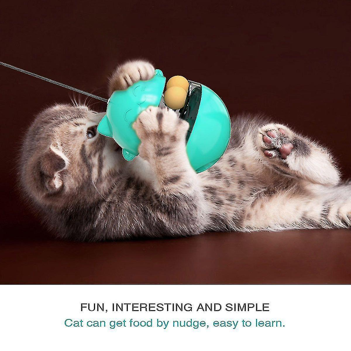Foto 4 pulgar | Juguete Para Gatos Huoguo Atractivo Con Dispensador De Comida Para Hacer Ejercicio - Venta Internacional.