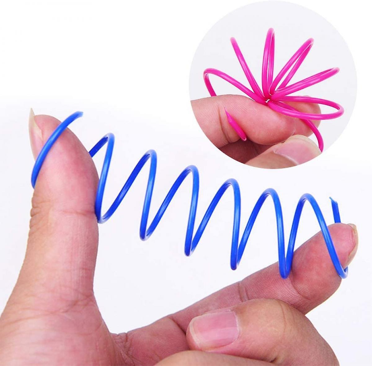 Cat Spring Toy Huoguo, 24 Piezas De Resortes Espirales Coloridos - Venta Internacional.