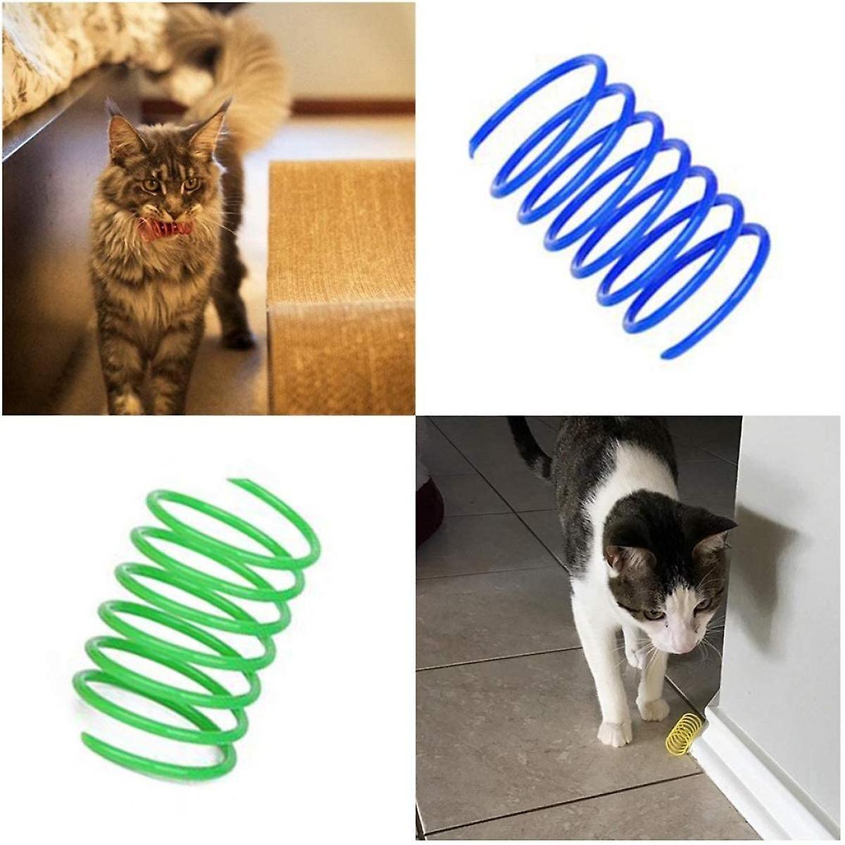 Foto 4 pulgar | Cat Spring Toy Huoguo, 24 Piezas De Resortes Espirales Coloridos - Venta Internacional.