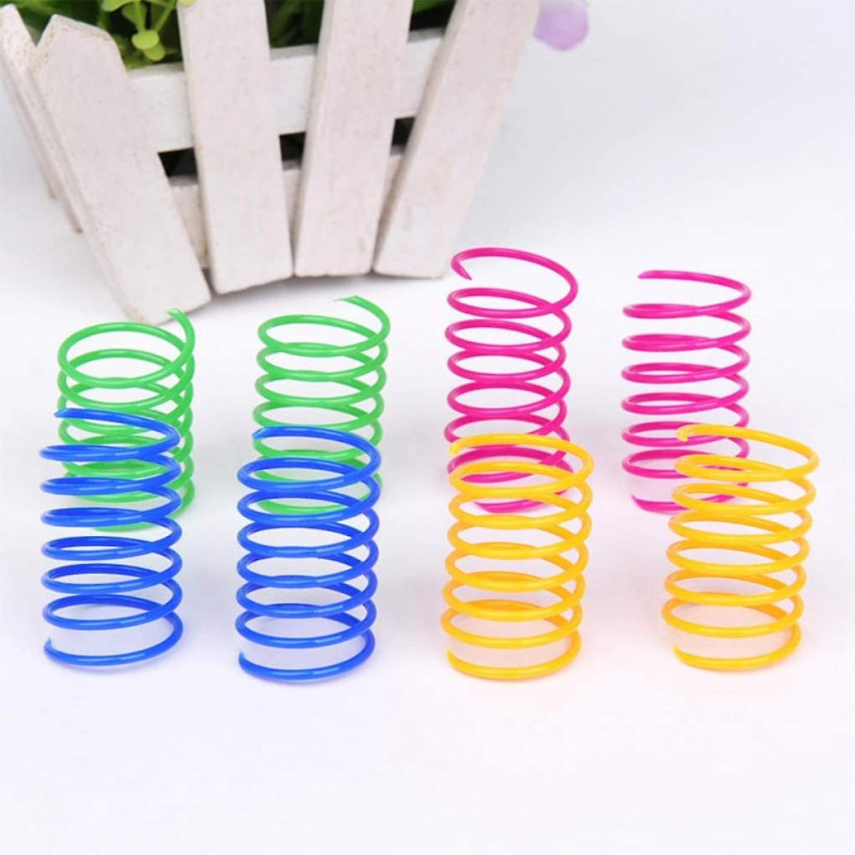 Foto 5 pulgar | Cat Spring Toy Huoguo, 24 Piezas De Resortes Espirales Coloridos - Venta Internacional.