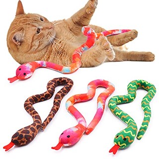 Foto 1 | Juego De Juguetes Catnip Ciyvolyeen Snake Para Gatos De Interior Con 3 Patrones - Venta Internacional.