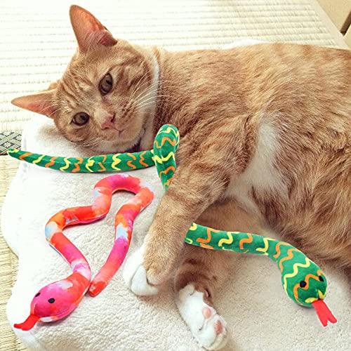 Foto 6 pulgar | Juego De Juguetes Catnip Ciyvolyeen Snake Para Gatos De Interior Con 3 Patrones - Venta Internacional.