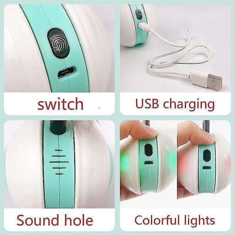 Foto 3 pulgar | Juguete Para Gatos Huoguo, Inteligente, Interactivo, Colorido, Led Que Gira Automáticamente - Venta Internacional.