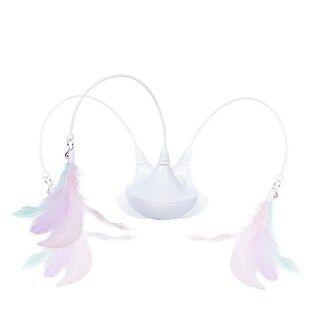 Foto 3 | Palo Antiplumas Huoguo De Juguete Para Gatos Con Campanillas De Viento Giratorias - Venta Internacional.