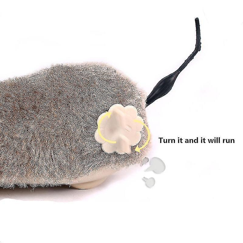 Foto 4 pulgar | Ratón De Peluche Cat Toys Huoguo Creative Funny Clockwork, 2 Unidades - Venta Internacional.