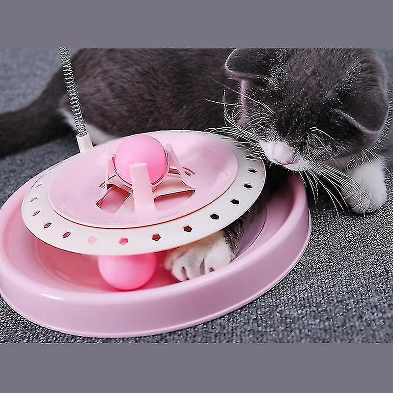Foto 6 pulgar | Juguete Para Gatos Huoguo Funny Con Plumas Para Gatos Y Gatitos, Color Rosa - Venta Internacional.