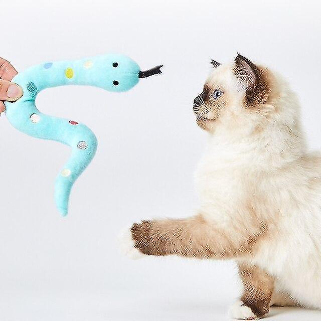 Juguete Para Gatos Huoguo Self Hi Catnip, Resistente A Mordeduras, Diseño De Serpiente - Venta Internacional.