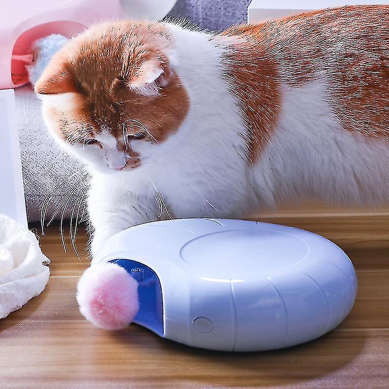 Foto 3 pulgar | Palo De Burla Automático Interactivo Para Gatos Huoguo, Azul - Venta Internacional.