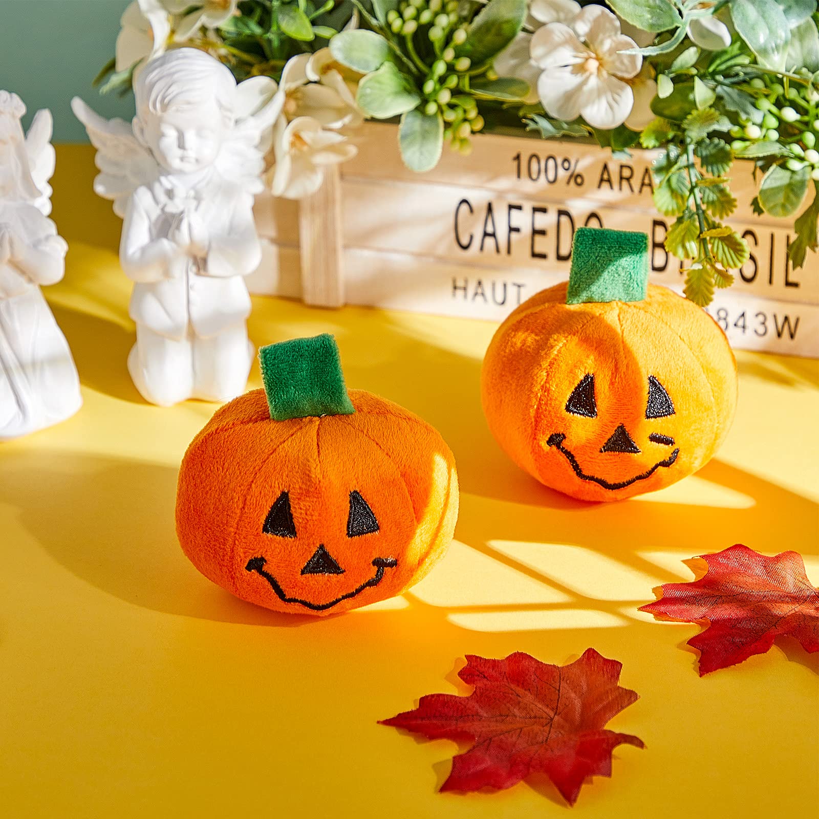 Foto 6 | Calabaza Para El Día De Acción De Gracias De Cat Toy Frienda Con Hierba Gatera, 2 Unidades - Venta Internacional.