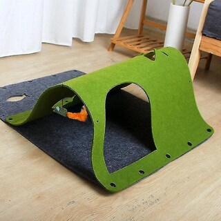 Foto 1 | Bañeras Para Pájaros, Bricolaje, Combinación De Fieltro Para Gatos, Color Verde - Venta Internacional.