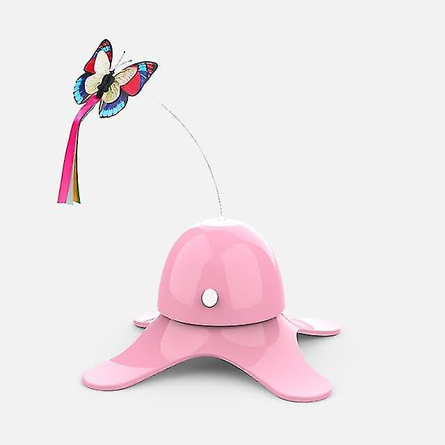 Teaser Stick Eléctrico Para Gatos Smart Spinning Pink Huoguo - Venta Internacional.