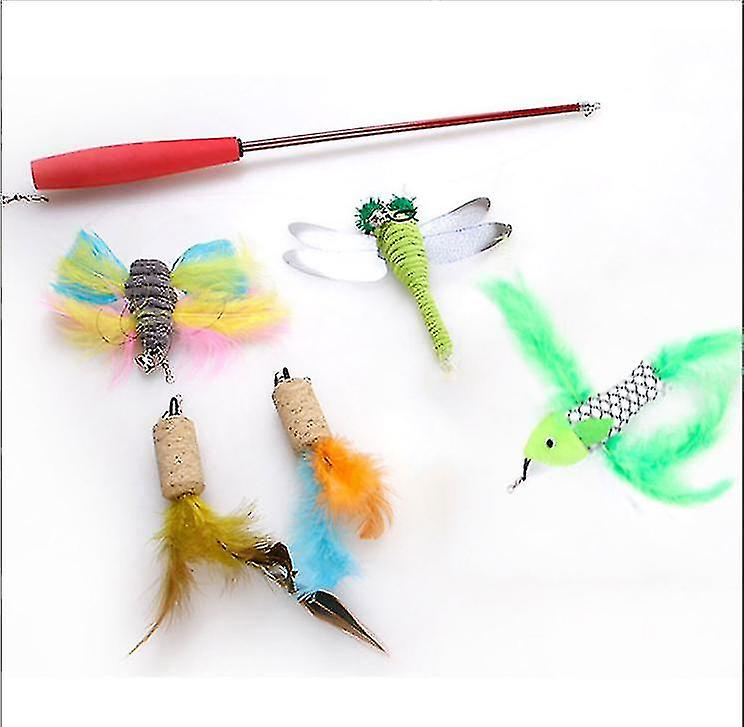 Juego De Juguetes Para Gatos Huoguo Type4 Con Túnel, Varita Perforadora Y Juguete De Plumas - Venta Internacional.