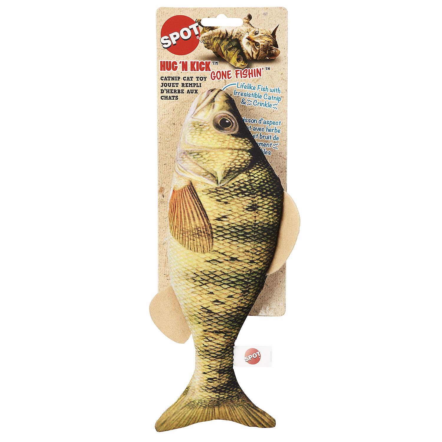 Foto 1 | Juguete Para Gatos Spot Hug'n Kick Gone Fishin' Con Hierba Gatera, 28 G, 28 Cm - Venta Internacional.