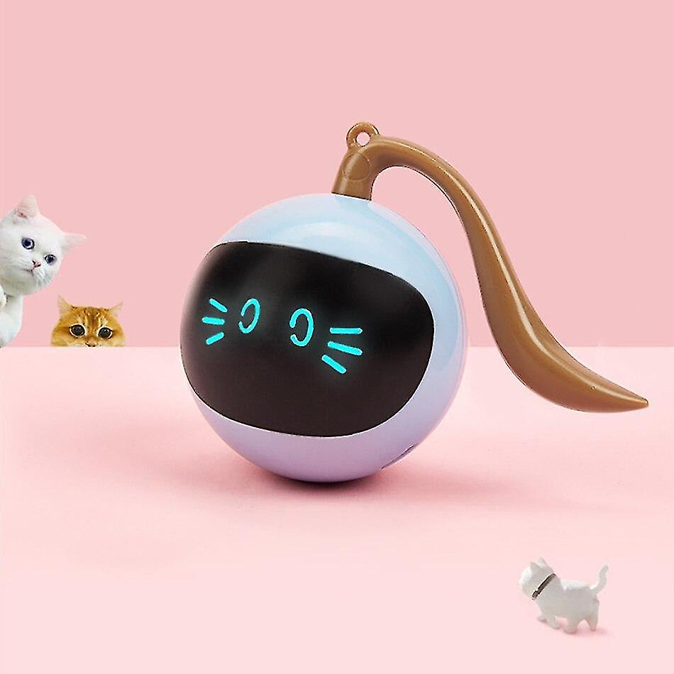 Foto 3 pulgar | Bola Giratoria Automática Inteligente Cat Toy Con Luz Led Y Carga Usb - Venta Internacional.