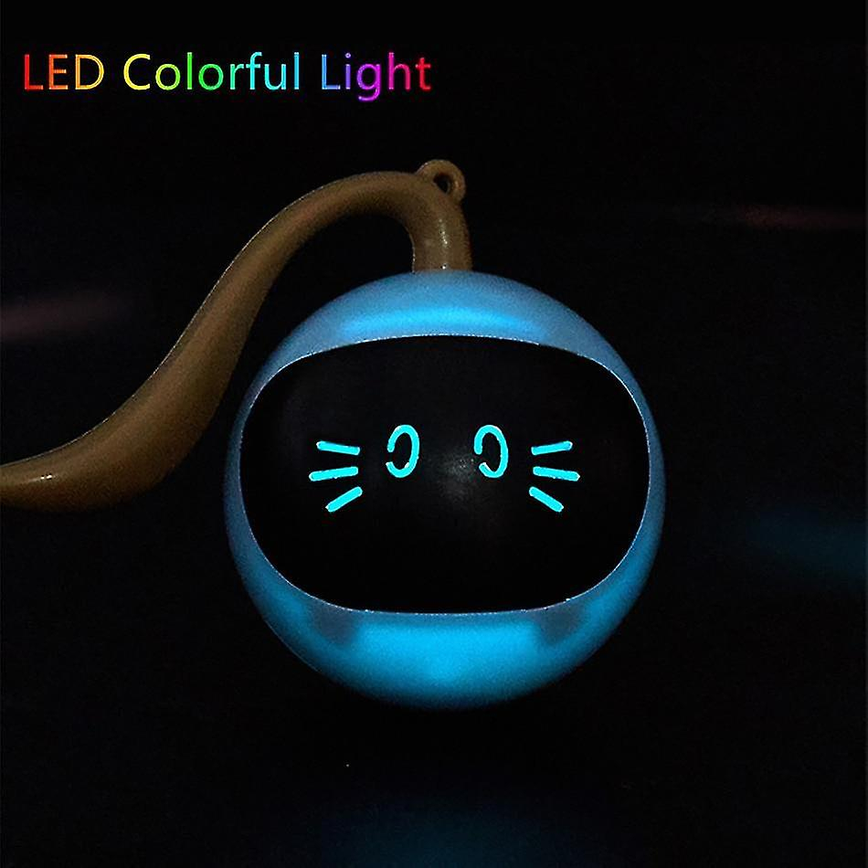 Foto 6 pulgar | Bola Giratoria Automática Inteligente Cat Toy Con Luz Led Y Carga Usb - Venta Internacional.