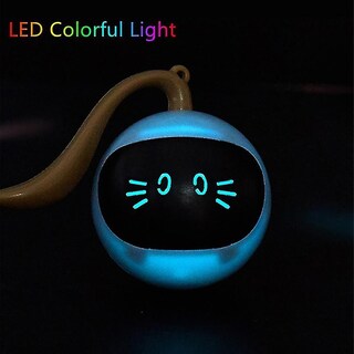 Foto 5 | Bola Giratoria Automática Inteligente Cat Toy Con Luz Led Y Carga Usb - Venta Internacional.
