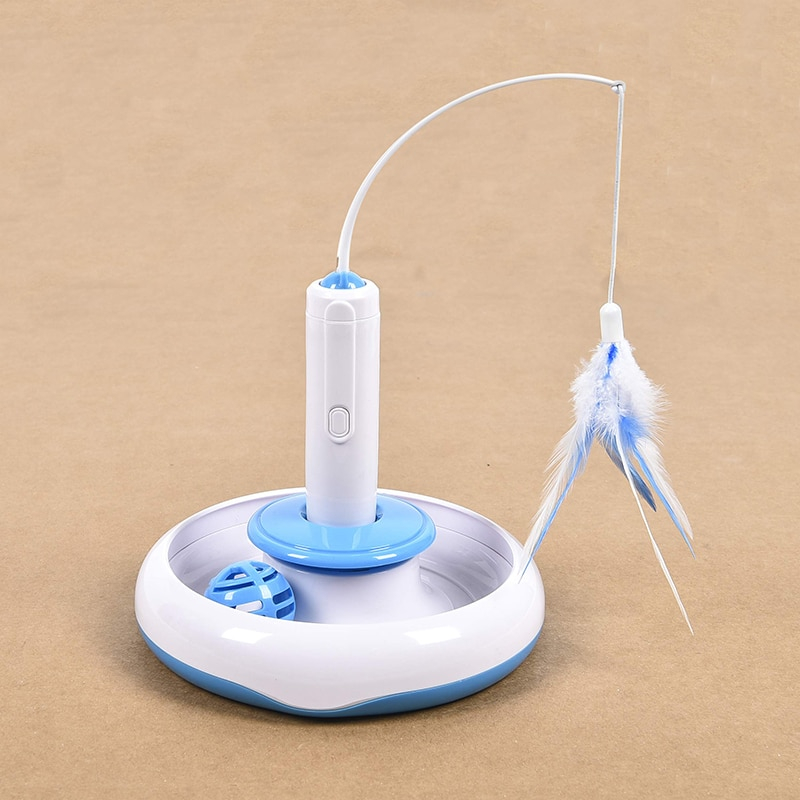 Foto 3 pulgar | Palillo Eléctrico Interactivo Para Gatos Con Torre De Orugas - Venta Internacional.