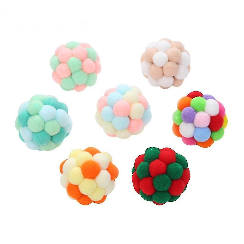 Foto 3 pulgar | Pelota Hinchable Para Gatos Huoguo, Colorida, Hecha A Mano - Venta Internacional.