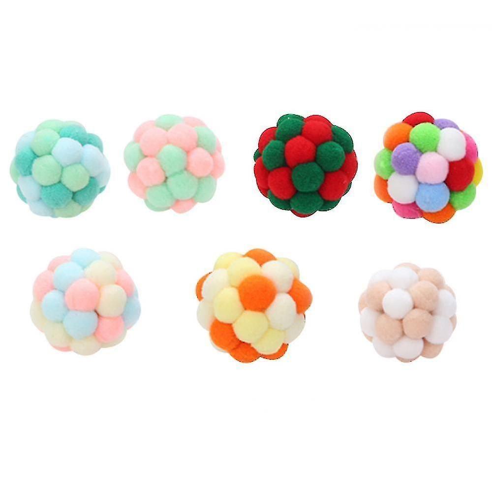 Foto 4 pulgar | Pelota Hinchable Para Gatos Huoguo, Colorida, Hecha A Mano - Venta Internacional.