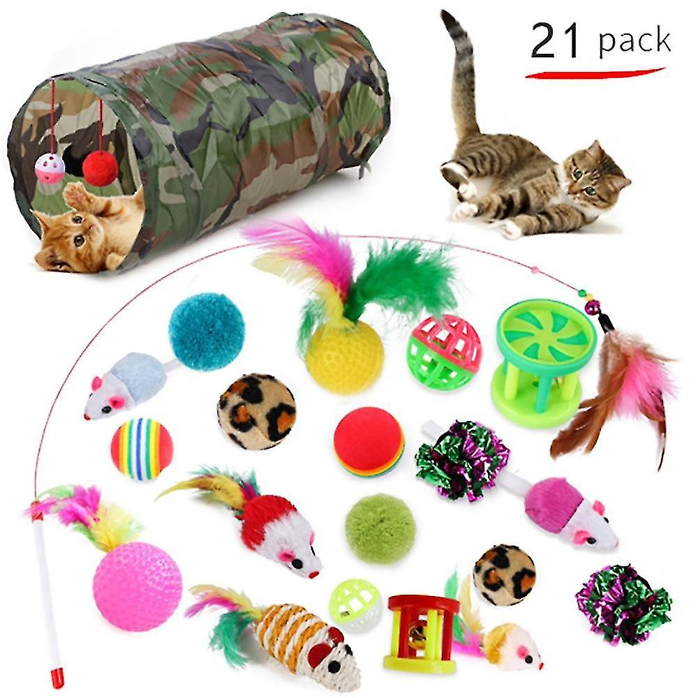 Cat Toys Huoguo 21 Unidades Con Forma De Túnel Surtido Para Gatitos Y Peces Gateros - Venta Internacional.