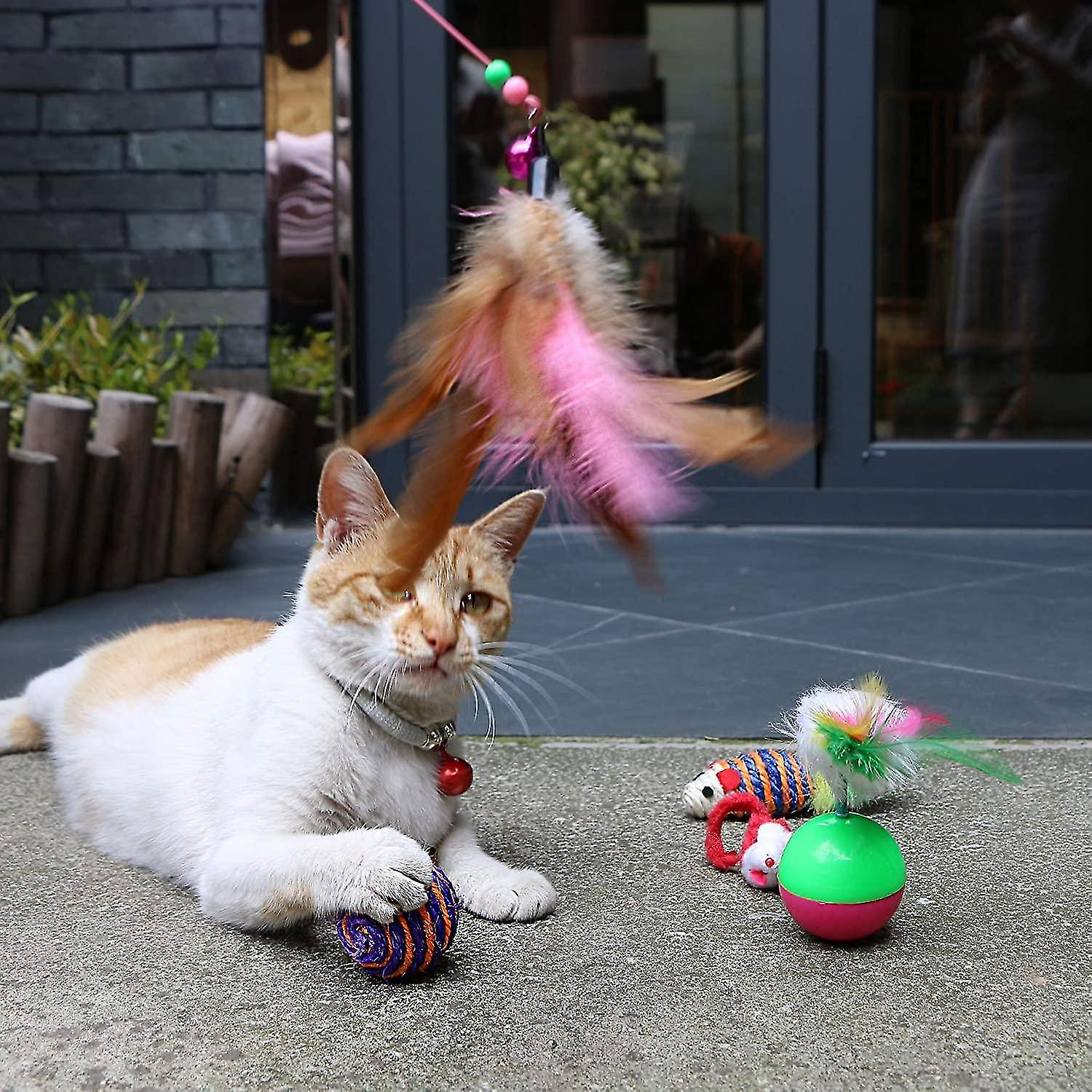 Foto 3 | Cat Toys Huoguo 21 Unidades Con Forma De Túnel Surtido Para Gatitos Y Peces Gateros - Venta Internacional.