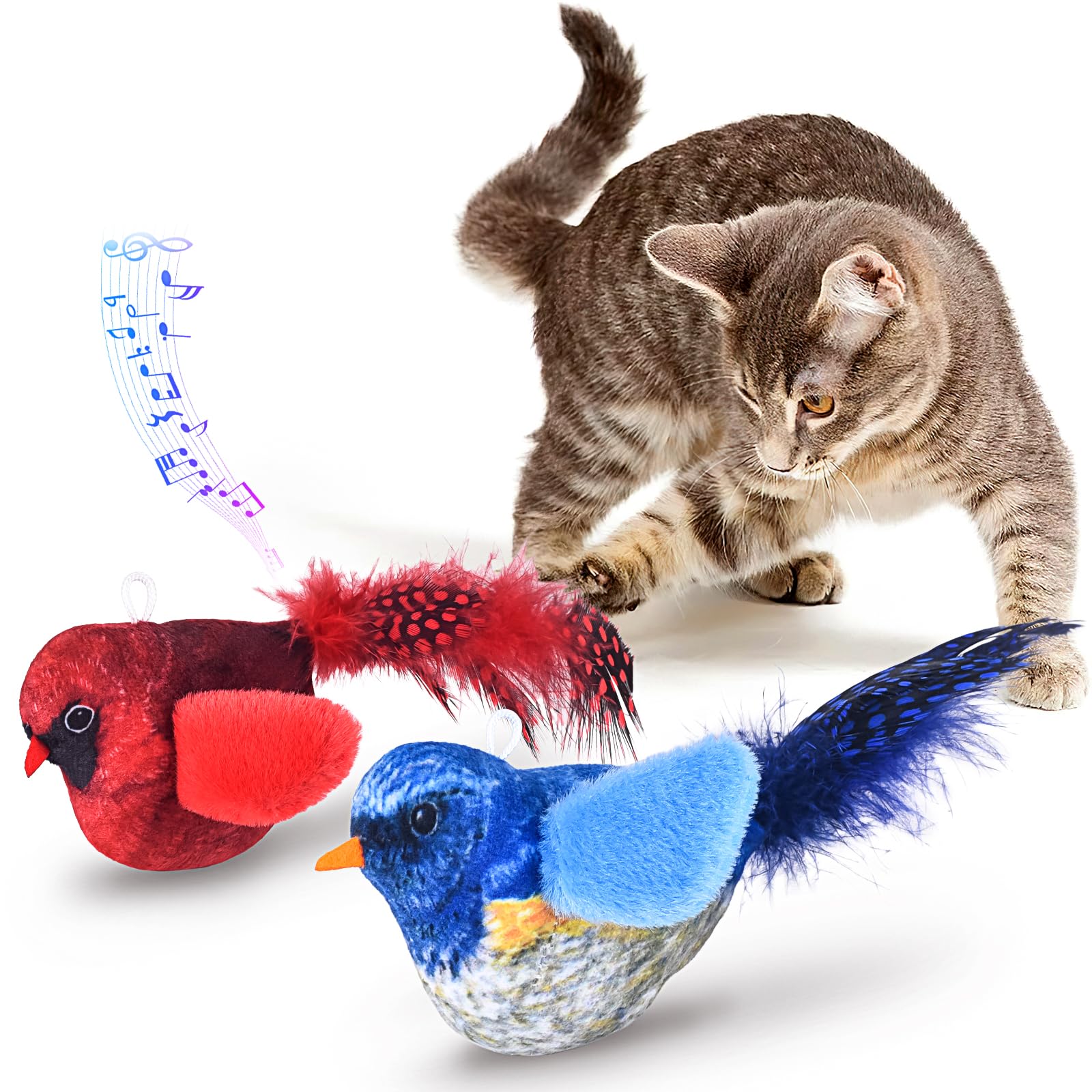 Foto 1 | Juguetes Interactivos Para Gatos Havit Sandpiper Bird Para Gatos De Interior - Venta Internacional.