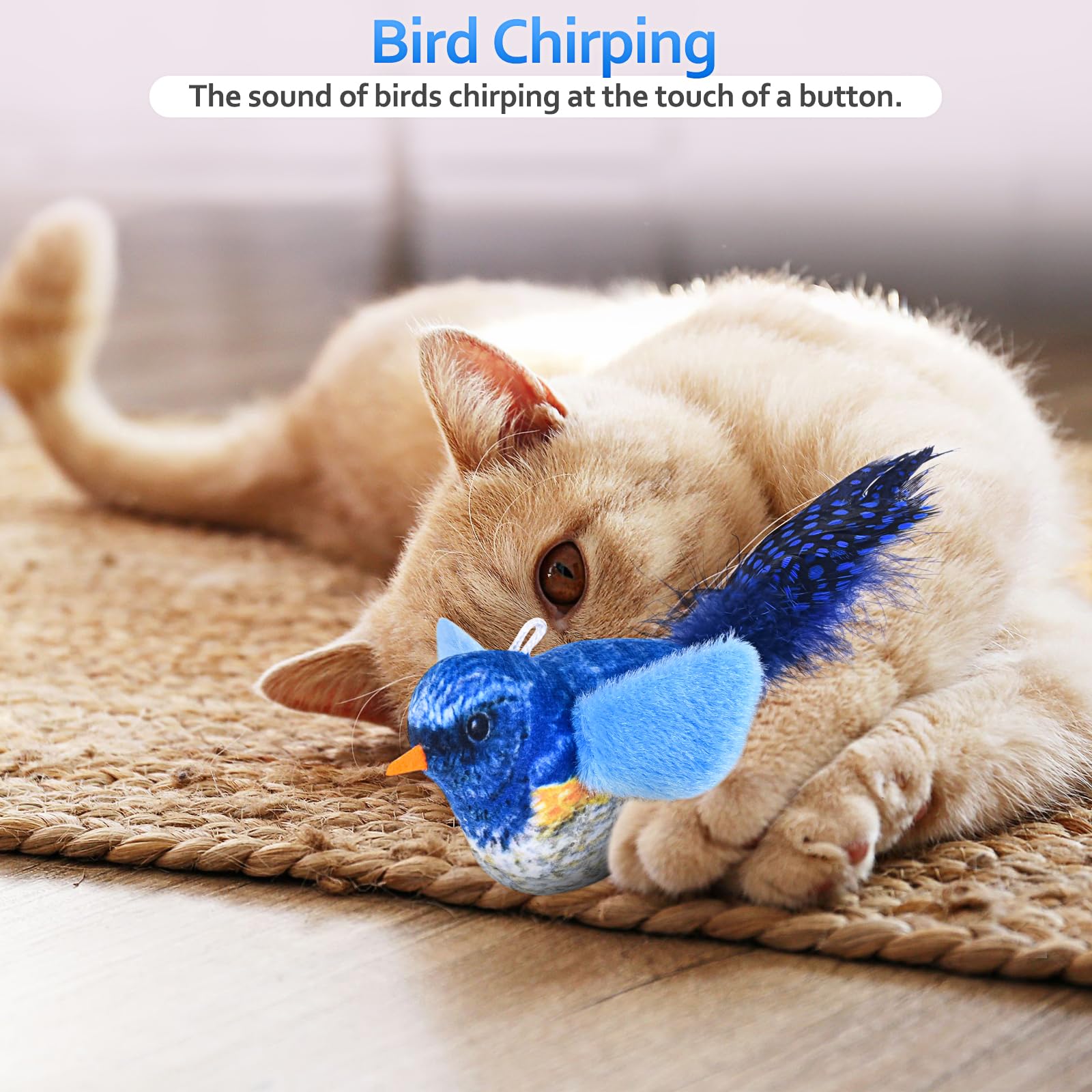 Foto 3 pulgar | Juguetes Interactivos Para Gatos Havit Sandpiper Bird Para Gatos De Interior - Venta Internacional.