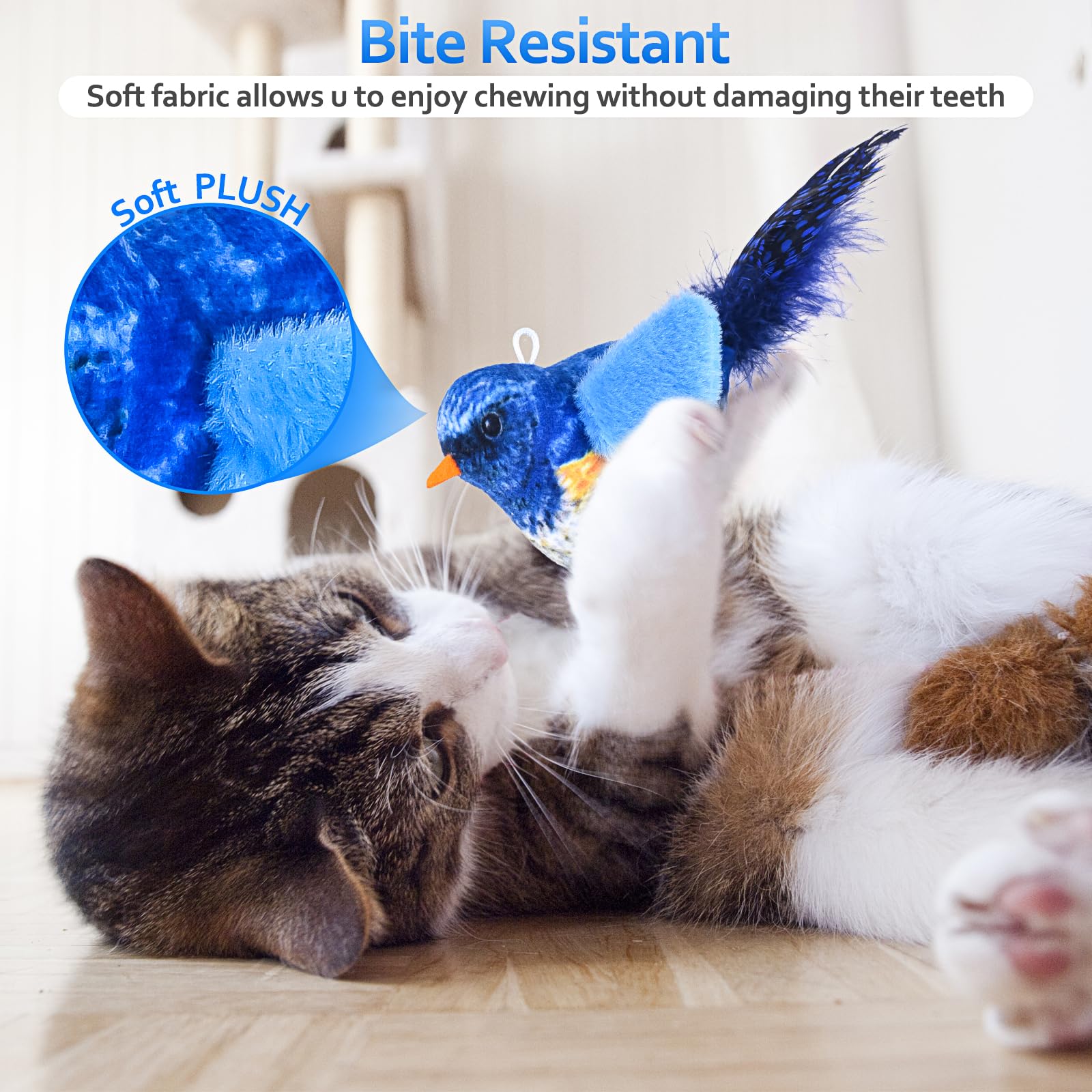 Foto 7 pulgar | Juguetes Interactivos Para Gatos Havit Sandpiper Bird Para Gatos De Interior - Venta Internacional.