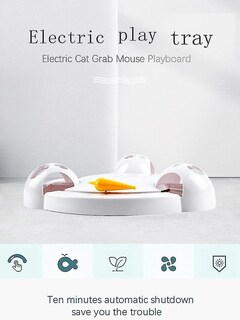 Foto 4 | Bastón Eléctrico Inteligente Para Burlas Cat Toy Huoguo Con Ratón - Venta Internacional.
