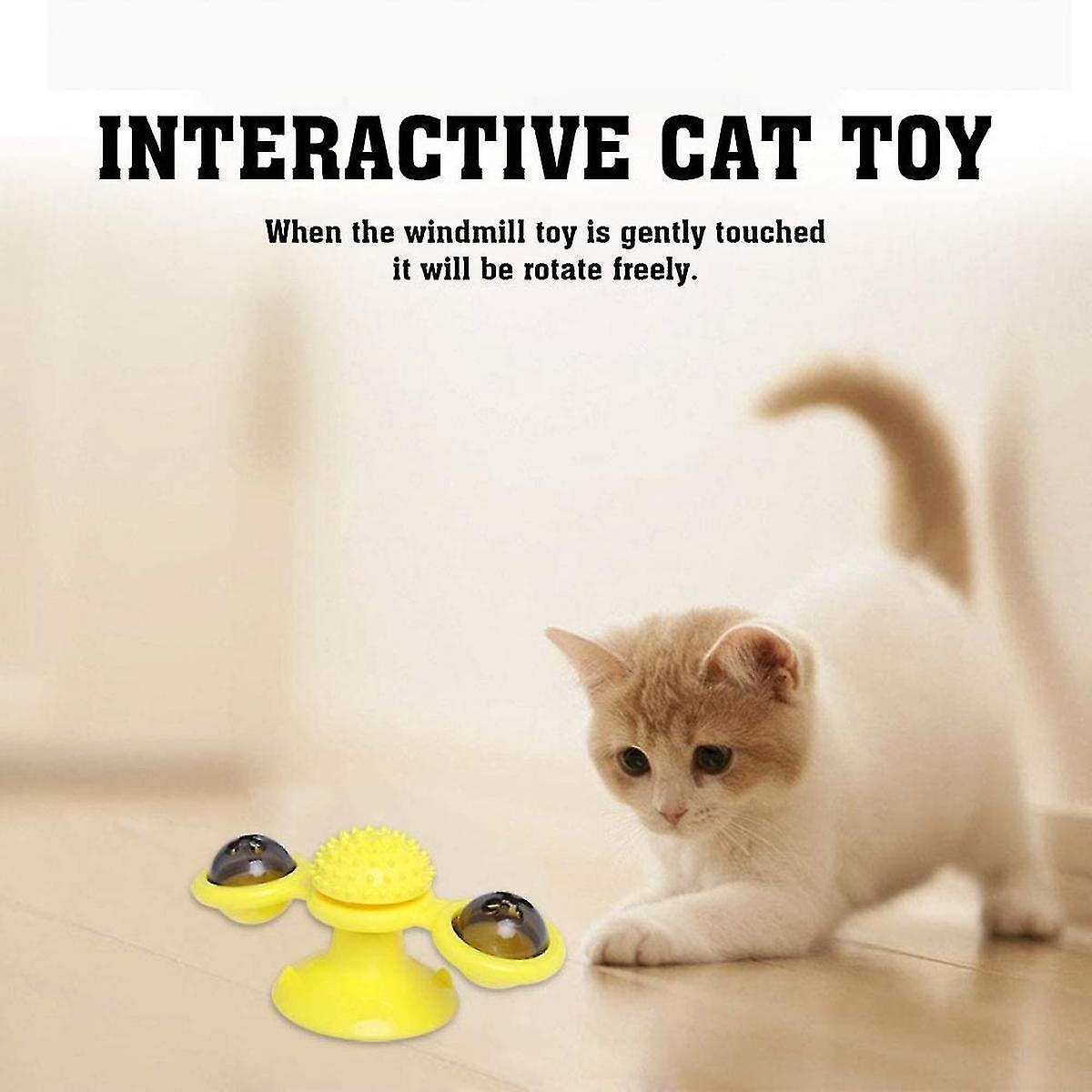 Foto 4 pulgar | Mesa Giratoria Cat Windmill Toy Huoguo Con Base De Succión - Venta Internacional.