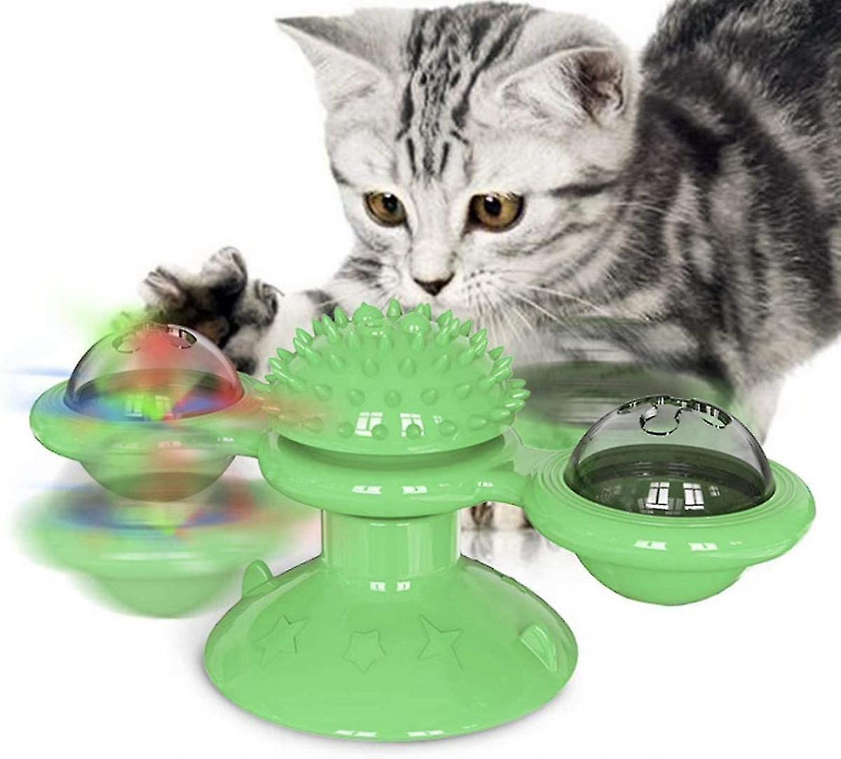 Foto 6 pulgar | Mesa Giratoria Cat Windmill Toy Huoguo Con Base De Succión - Venta Internacional.
