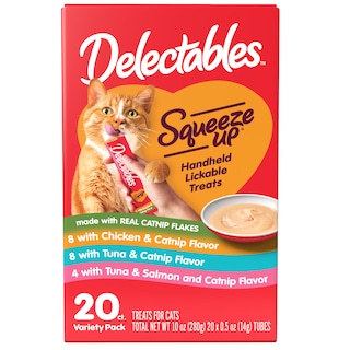 Foto 1 | Cat Treats Hartz Delectables Squeeze Up - Hierba Gatera (20 X 15 Ml) - Venta Internacional.
