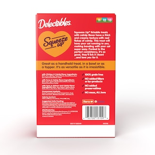 Foto 4 | Cat Treats Hartz Delectables Squeeze Up - Hierba Gatera (20 X 15 Ml) - Venta Internacional.