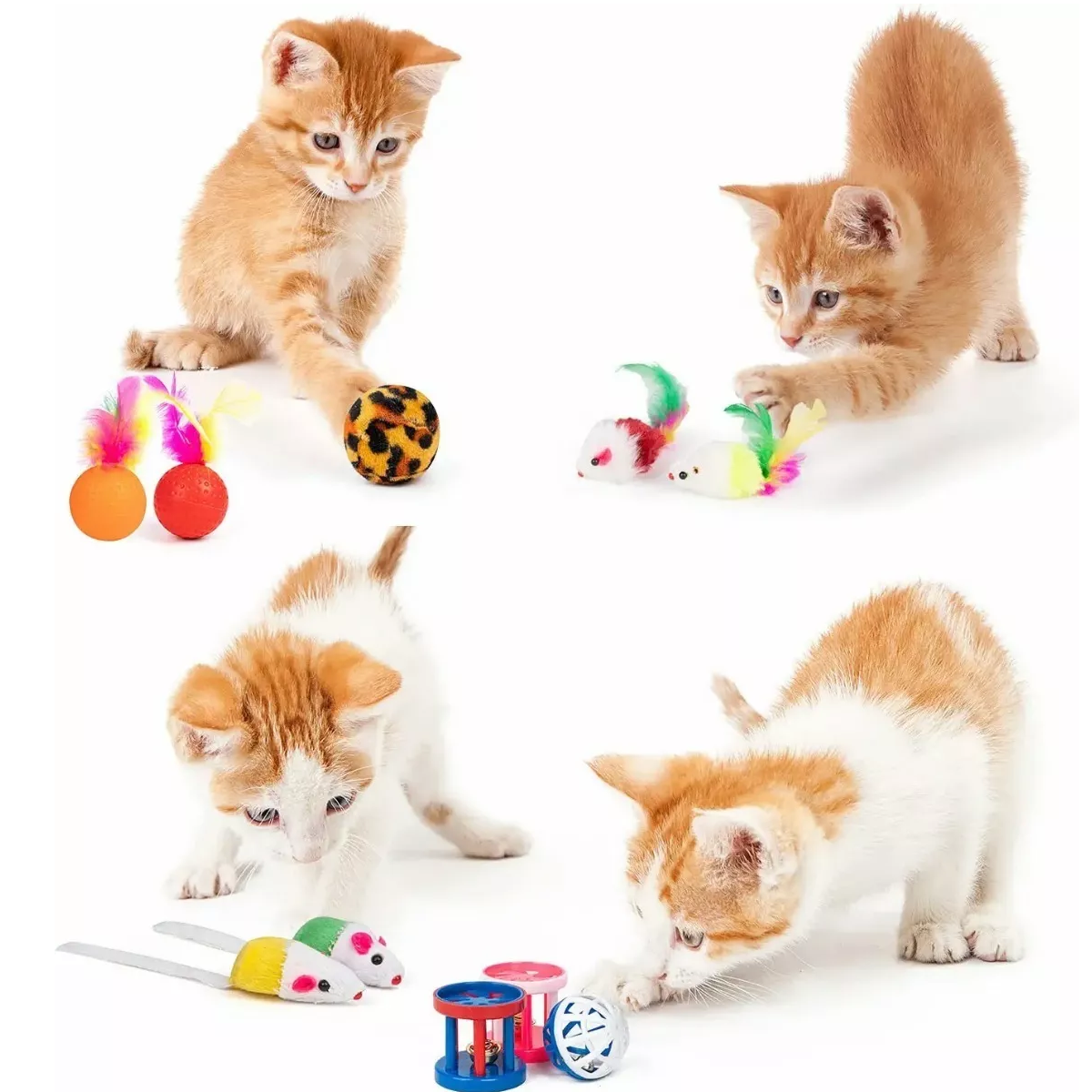 Foto 4 pulgar | Juguetes Para Gato No Incluye Mascota 22 Pcs. Eo Safe Imports Esi-7828-1 Multicolor