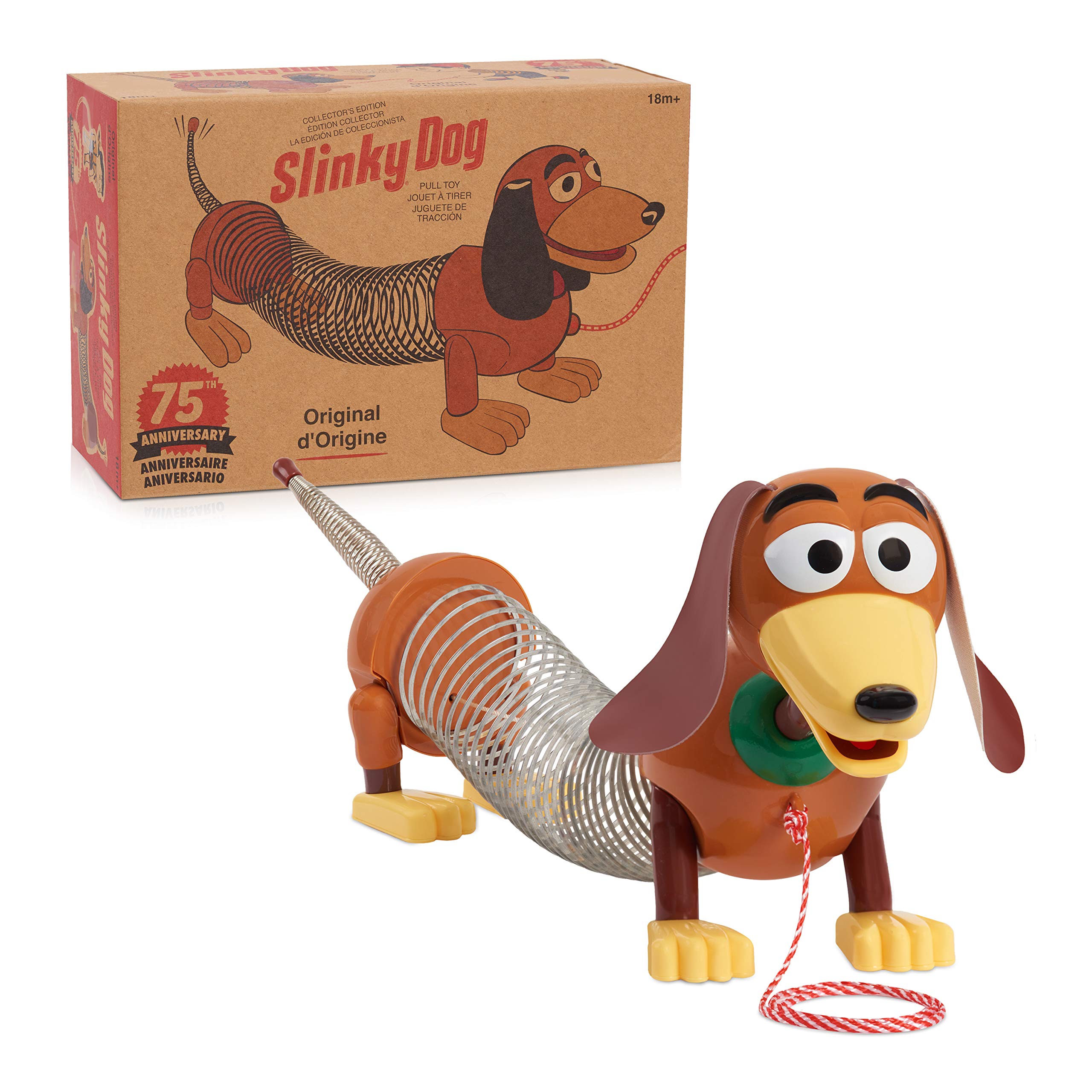 Foto 2 pulgar | Toy Just Play Retro Slinky Dog, Original, Para Pasear, 35 Cm De Largo - Venta Internacional.