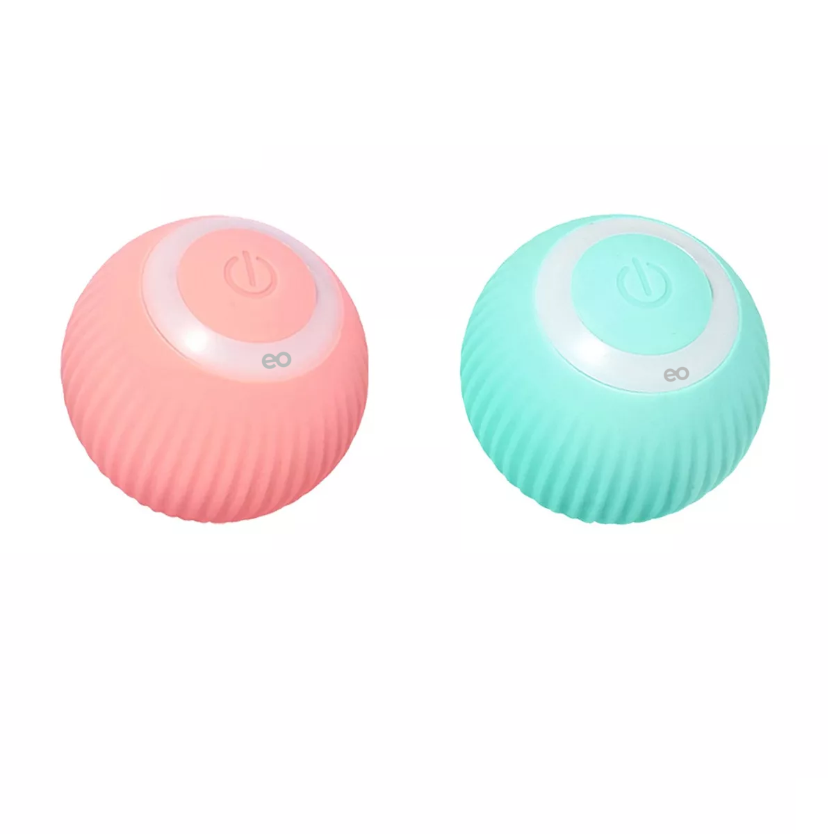 Set Pelota De Juguetes Gato Perro Interactiva 2pcs Eo Safe Imports Esi-8829 Multicolor