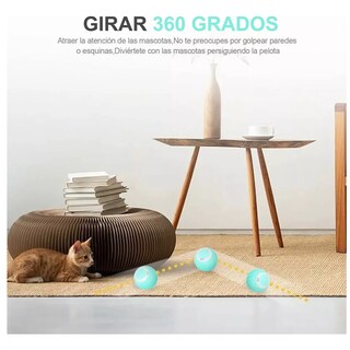 Foto 3 | Set Pelota De Juguetes Gato Perro Interactiva 2pcs Eo Safe Imports Esi-8829 Multicolor