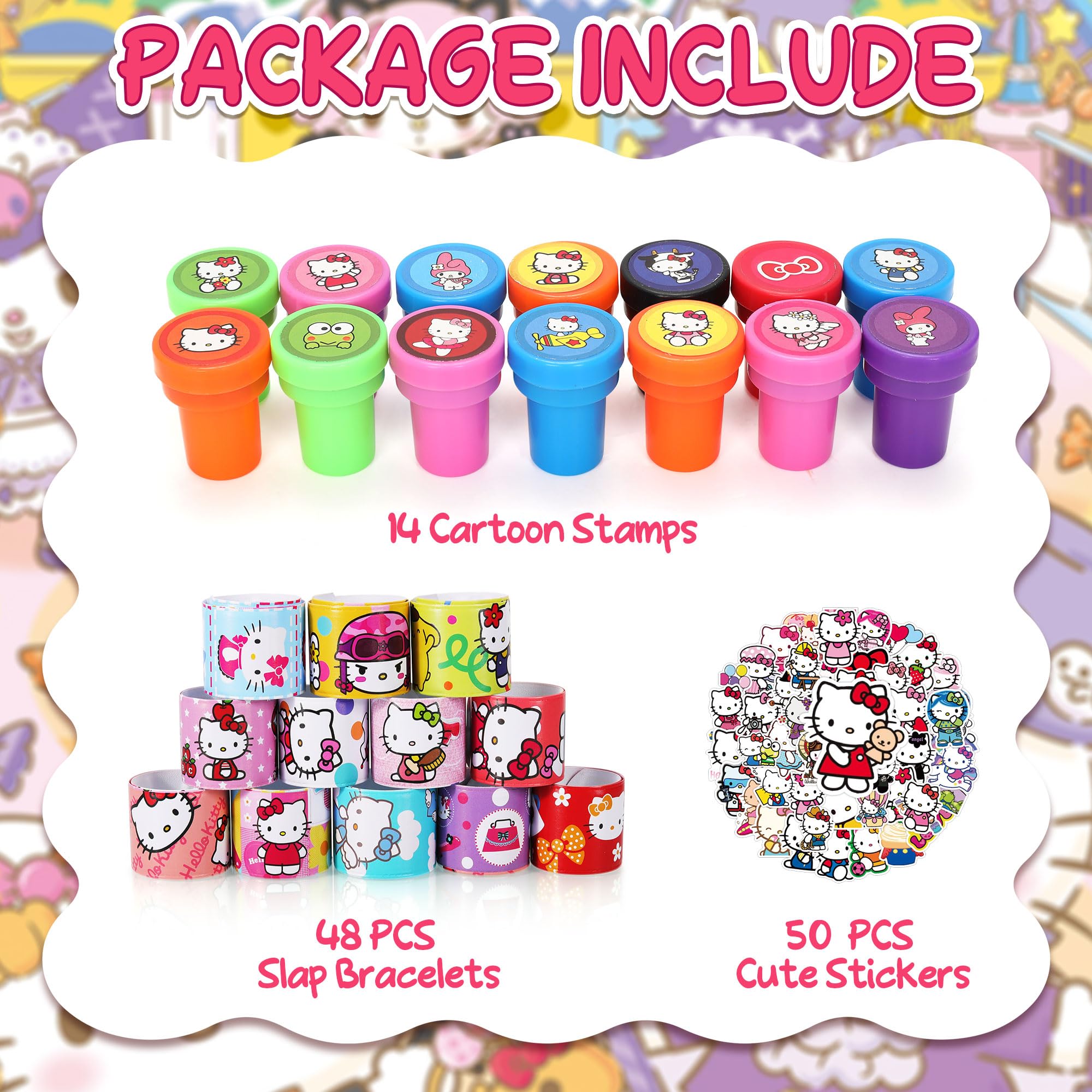 Foto 2 | Set Party Favors Para Decoración De Fiesta De Cumpleaños Con Gatos, 98 Unidades - Venta Internacional.