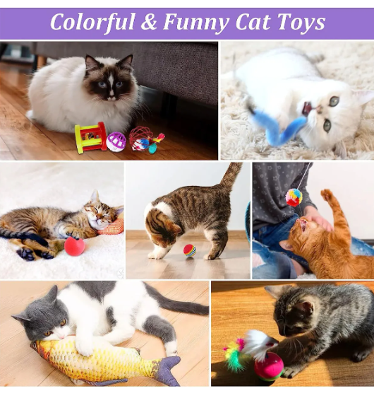 Foto 6 pulgar | Gatip 30 Piezas De Juguetes Para Gatos Mascotas Túnel Para Gatos