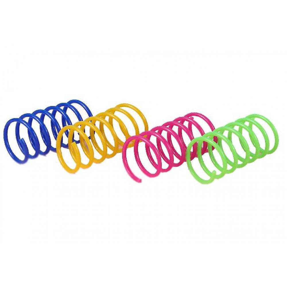 Foto 2 pulgar | Juguetes Para Gatos Sanlin Beans, Muelles De Plástico, 4 Paquetes - Venta Internacional.