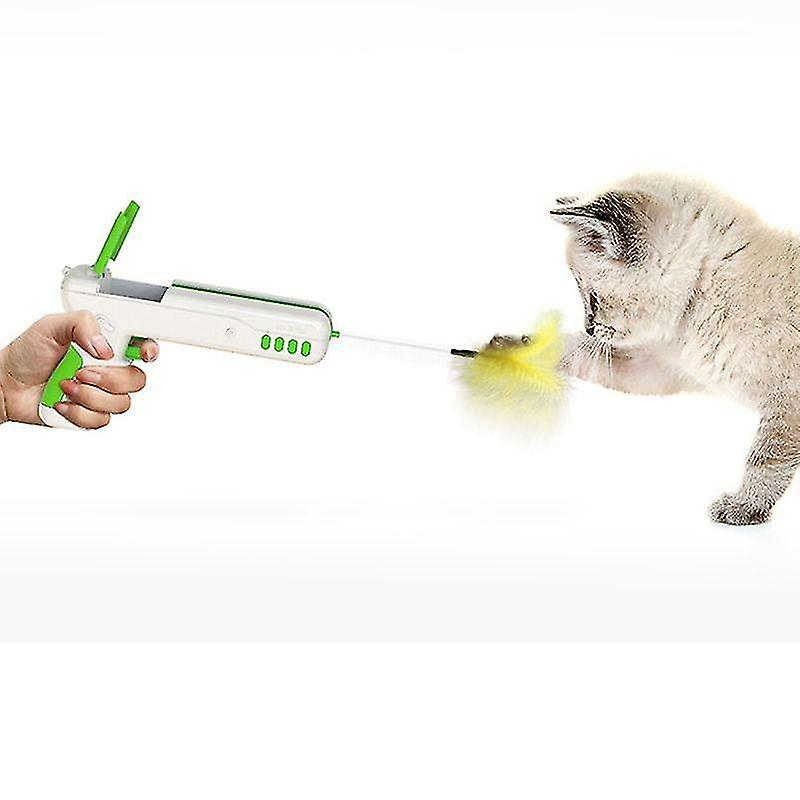 Foto 5 pulgar | Pistola Divertida Con Forma De Rebote Huoguo Para Mascotas, Con Bola De Plumas, Para Mascotas - Venta Internacional.