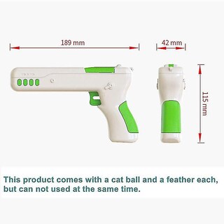 Foto 2 | Pistola Divertida Con Forma De Rebote Huoguo Para Mascotas, Con Bola De Plumas, Para Mascotas - Venta Internacional.