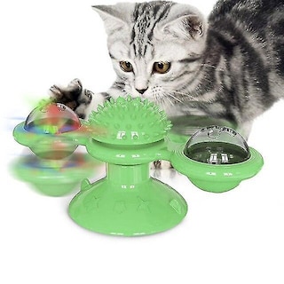 Foto 1 | Juguetes Para Gatos Huoguo Funny Green Con Ventosa Para Limpiar Los Dientes - Venta Internacional.