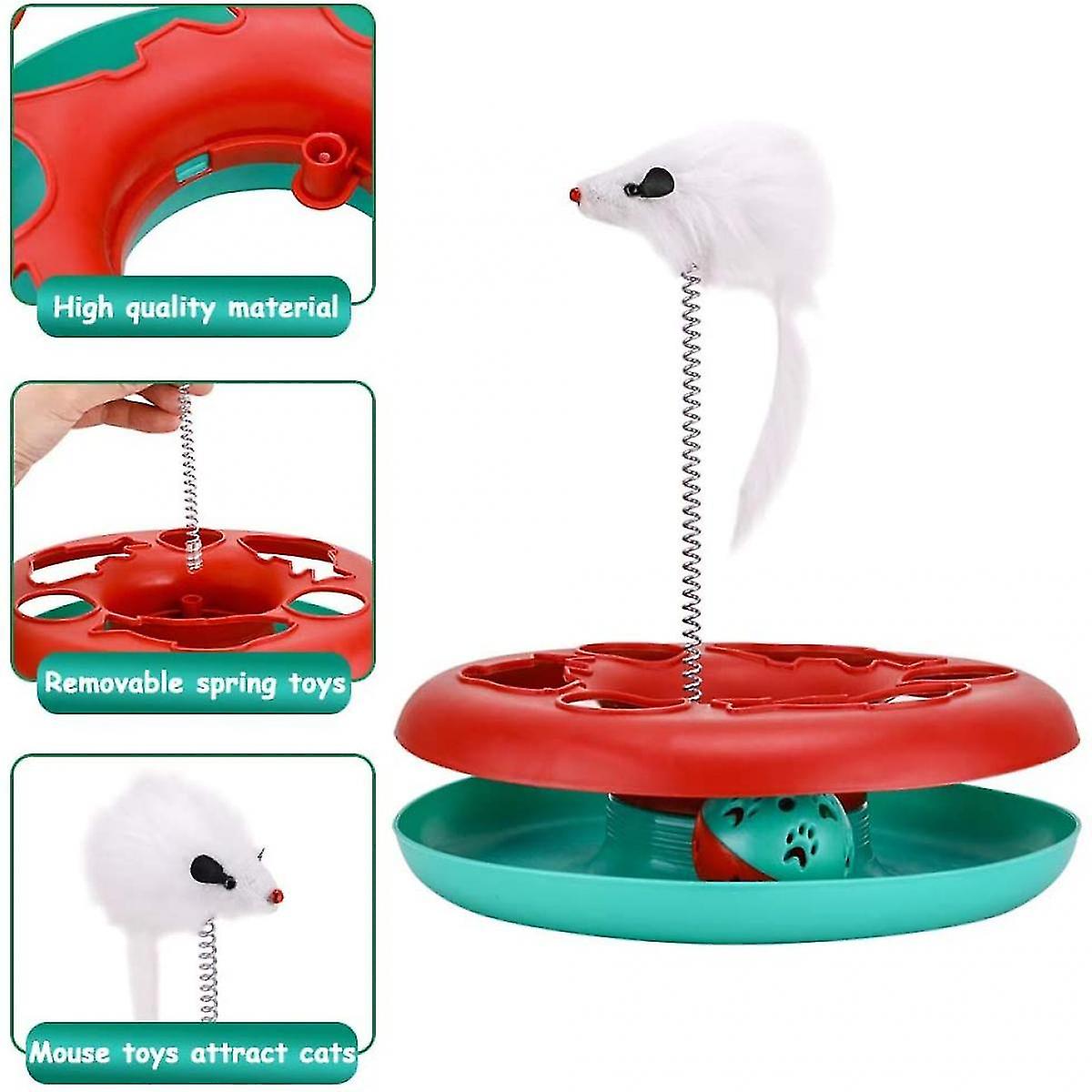 Foto 2 pulgar | Torre De Orugas Interactiva Huoguo De Cat Toys Con Ratón - Venta Internacional.