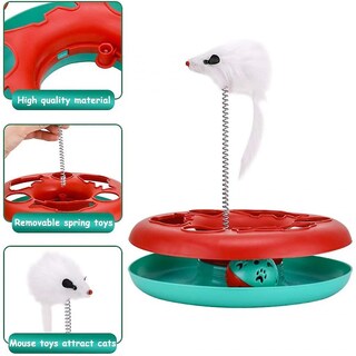 Foto 1 | Torre De Orugas Interactiva Huoguo De Cat Toys Con Ratón - Venta Internacional.