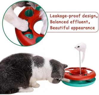 Foto 3 | Torre De Orugas Interactiva Huoguo De Cat Toys Con Ratón - Venta Internacional.