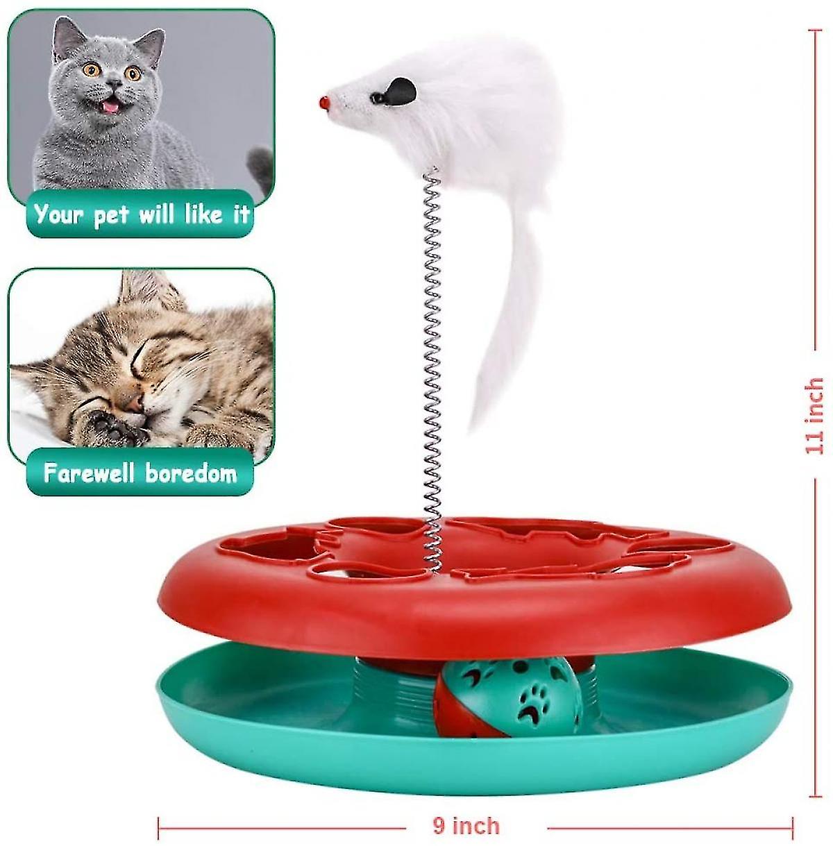 Foto 5 pulgar | Torre De Orugas Interactiva Huoguo De Cat Toys Con Ratón - Venta Internacional.