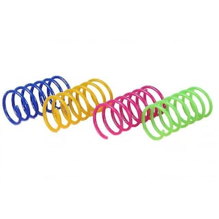 Foto 2 | Cat Toys Huoguo, 4 Paquetes De Resortes De Plástico De Colores Para Gatos - Venta Internacional.
