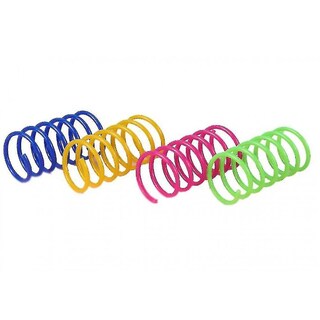 Foto 2 | Cat Toys Huoguo, 4 Paquetes De Resortes De Plástico De Colores Para Gatos - Venta Internacional.